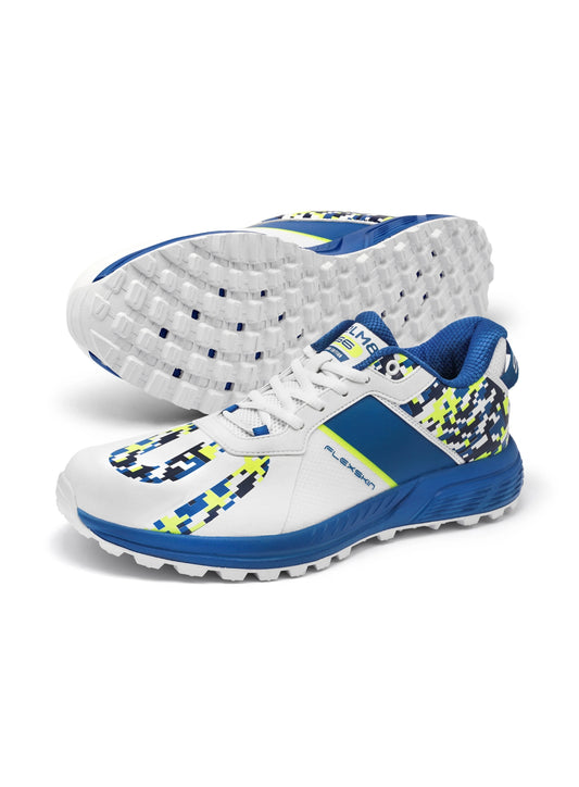 SOM8 S6 Cricket Shoes - Blue Lime