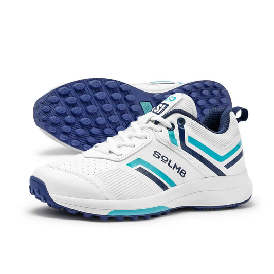 SOLM8 S1 Cricket Shoes - Teal Blue