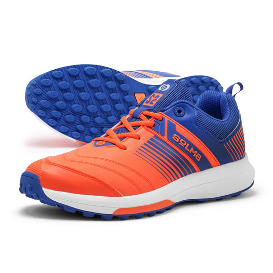 SOLM8 S2 Cricket Shoes - Orange Blue