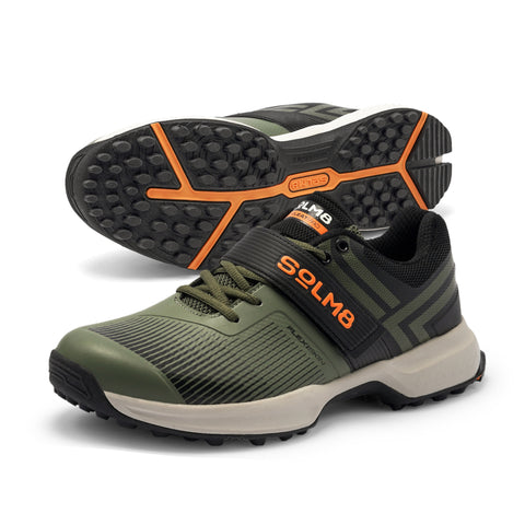 Solm8 S8 Cricket Shoes - Armor Olive