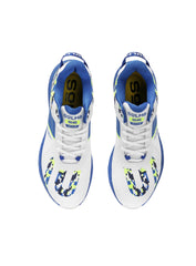 SOM8 S6 Cricket Shoes - Blue Lime