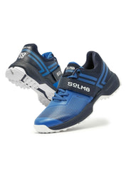 Solm8 S8 Cricket Shoes - White Blue