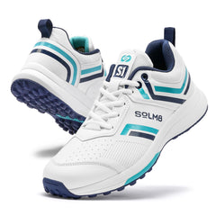 SOLM8 S1 Cricket Shoes -  Red Blue