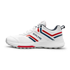 SOLM8 S1 Cricket Shoes -  Red Blue
