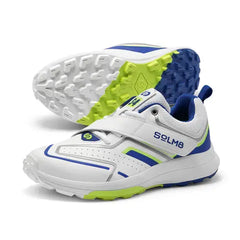 SOLM8 S4 Cricket Shoes - Red Navy