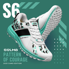 SOLM8 S6 Cricket Shoes - Black Mint