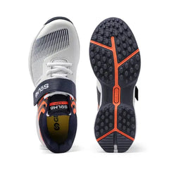 Solm8 S8 Cricket Shoes - White Blue