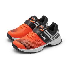 Solm8 S8 Cricket Shoes - White Blue